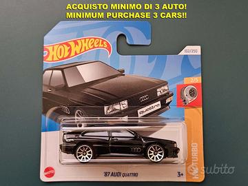 Hot Wheels Audi Quattro '87 nera