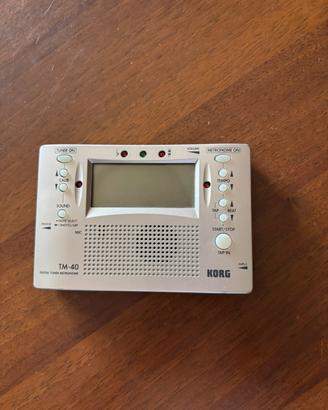 Accordatore e Metronomo digitale Korg TM-40