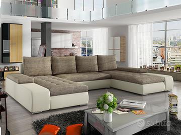 ECCELLENTE DIVANO PANORAMICO CON FUNZIONE LETTO!