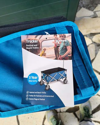 Trolley da spiaggia campeggio Kampa Trucker camper