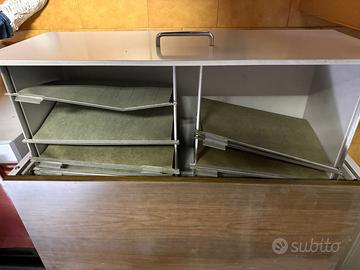 Cassettiera archivio professionale in metallo -