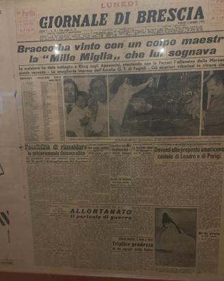 cornice con doppio vetro con l'arrivo di bracco