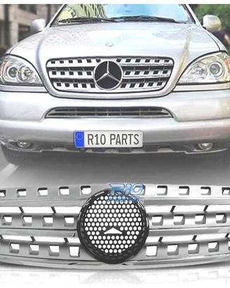 GRIGLIA MERCEDES CLASSE ML W163 98-05 CROMO ARGENT