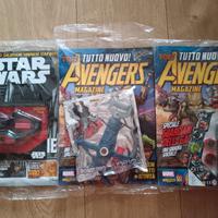 Lotto riviste Star wars e Avengers