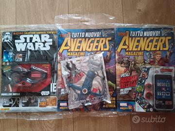 Lotto riviste Star wars e Avengers