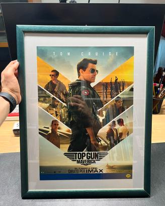 Poster Top Gun Maverick IMAX Incorniciato