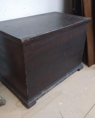 cassapanca in legno vintage