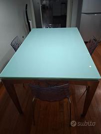 Tavolo allungabile Ciacci +4 sedie Calligaris