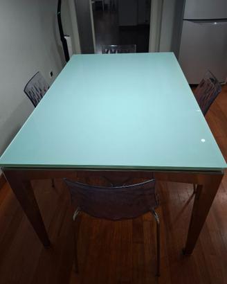 Tavolo allungabile Ciacci +4 sedie Calligaris