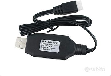 Cavo di Ricarica USB 7.4V per Batterie LiPo SYMA