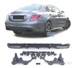 DIFFUSORE MERCEDES CLASSE C W205 AMG 15-21 LOOK C6