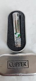 accendino Clipper in acciaio 