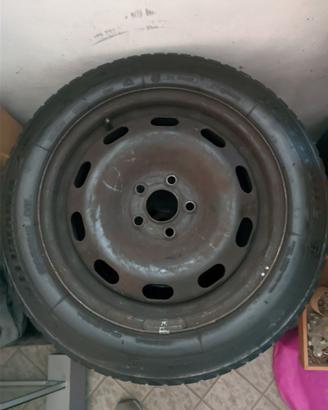 Cerchi acciaio e copricerchi originali Audi A2