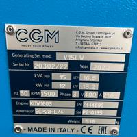 Gruppo elettrogeno 13 kw