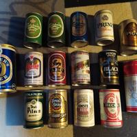 Lotto lattine di birra anni 80 e 90