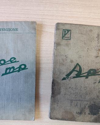 libretti uso e manutenzione ape 175 e ape mp