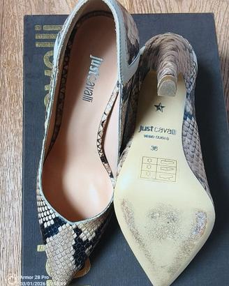 Décolleté pelle Cavalli