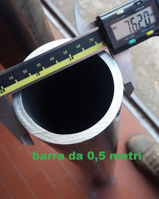 tubo forte spessore 76x6x500 carpenteria metallica
