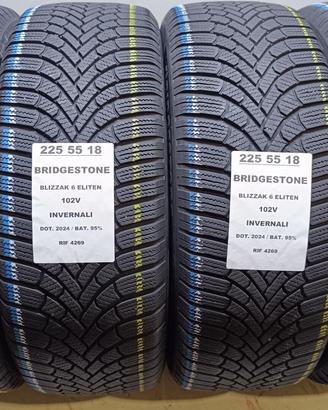 4 GOMME 225 55 18 BRIDGESTONE 2024 INV RIF4269