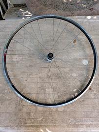 Ruota posteriore bici da corsa alluminio