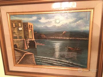 Quadri panorama napoli