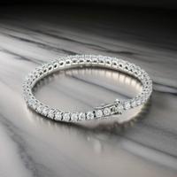 Bracciale Tennis in Argento 925 Zirconi Bianchi To