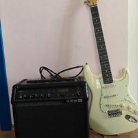 amplificatore line  6 + chitarra Eko