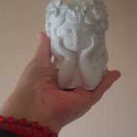 bimba natura fatto in gesso