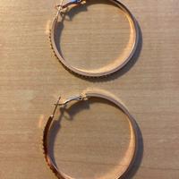 Orecchini a cerchio per donna color oro