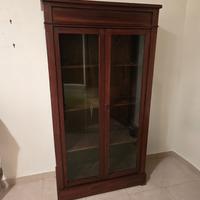 Vetrina in legno massello stile primi ‘900