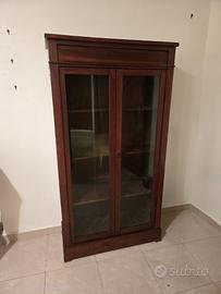 Vetrina in legno massello stile primi ‘900