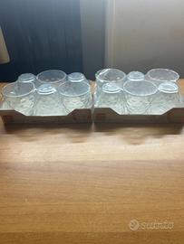 Set 12 bicchieri in vetro