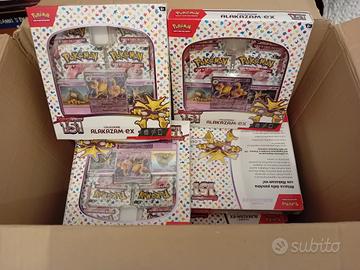Collezione zapdos/alakazam 151 sealed italiano