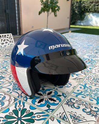Casco moto American Flag