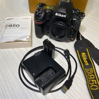 Nikon D850 , completa di Imballo solo 31000 scatti