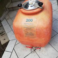 Botte in vetroresina da 200litri