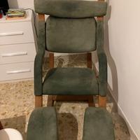 Poltrona a dondolo vintage firmata