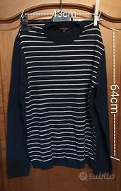 Maglia Maglione Uomo Johnny Morgan Taglia XXL Blu