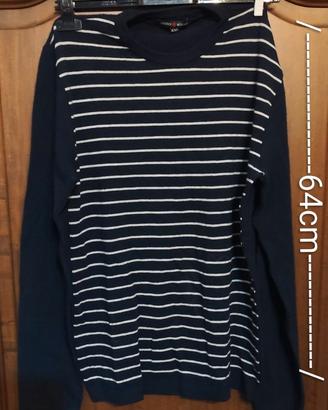 Maglia Maglione Uomo Johnny Morgan Taglia XXL Blu