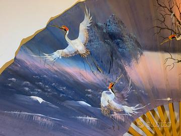 Ventaglio dipinto a mano