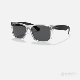 Ray-Ban RB4165 Justin 6512/87 Grigio Trasparente