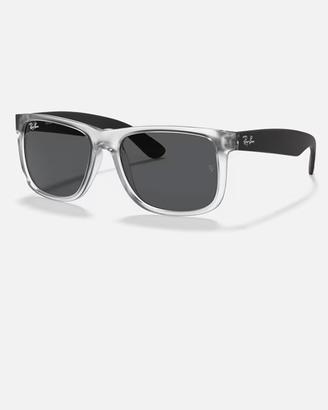 Ray-Ban RB4165 Justin 6512/87 Grigio Trasparente