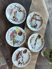 Piatti in ceramica francese.