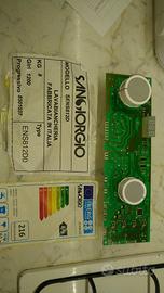 scheda lavatrice Sangiorgio modello SENS812D