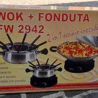 Wok + fonduta elettrico - 30 cm - DCG eletronic