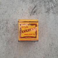 Scatola di latta Vintage Ceylon tea Everest
