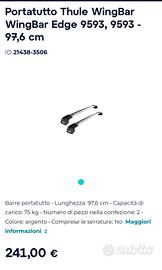 Portatutto Thule WingBar Edge 9593