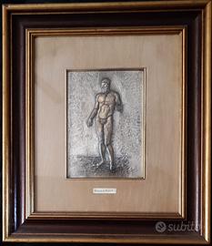 Rilievo in Argento “Il bronzo di Riace”