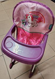 Seggiolone giocattolo per bambole