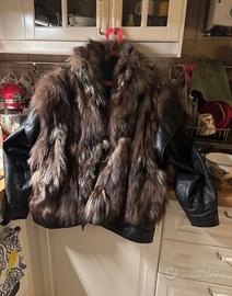 Giacca in volpe vintage anni 80